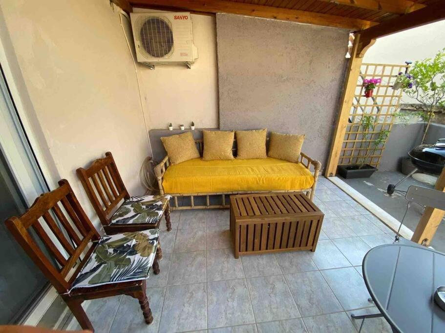 New! Flower Patio House 2 Bdr - Bbq - Wash Machine Lávrion Exteriér fotografie